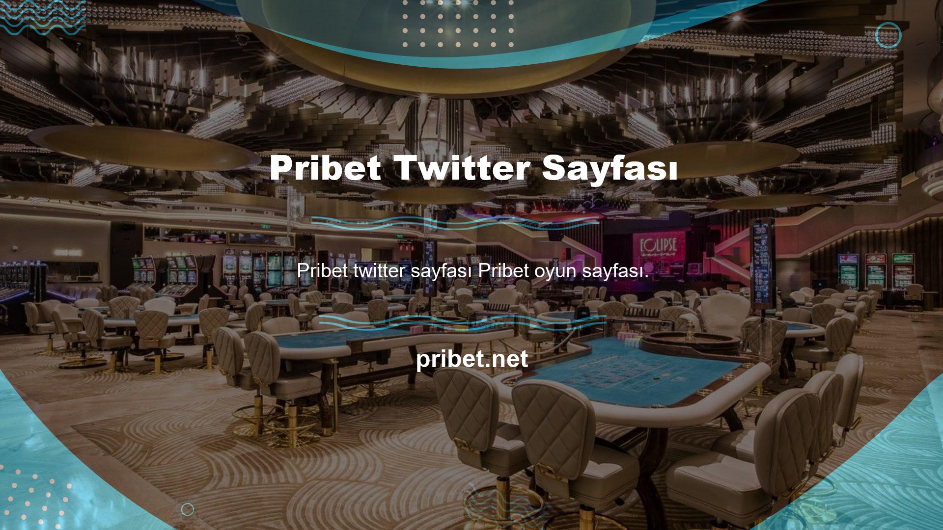 Pribet Twitter hesabını takip etmek, tüm bahisçilerin çeşitli avantajlar ve bonuslar alabileceği anlamına gelir